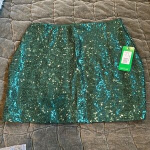 Sequin Mini Skirt
